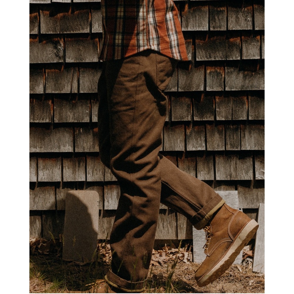 Taylor Stitch Mens 34x34 The Camp Pant Aged Penny Chipped Canvas Brown NWT